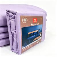 Ensemble de literie pliable 4 pièces pour lit double avec taies d'oreiller et drap, utilisation hospitalière et domestique, garnissage PVC, 500 fils/cm²