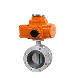 Válvula de Mariposa Motorizada COVNA DN50 2'' de Acero Inoxidable con Doble Brida y Sellado Hermético - Product Image 3