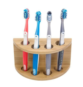 Premium Eco-Friendly for Wall-Mounted Toothbrush & <b>Toothpaste</b> <b>Holder</b> Side Compartment for Bathroom Toilet Supplies Organizer - Product Image 2