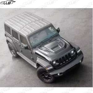 Couvercle de protection spécial du compartiment moteur pour automobiles pour capot moteur en fibre de carbone Jeep Wrangler <span class=keywords><strong>JL</strong></span> - Product Image 3