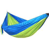 Leichte 2-Personen Custom ized Pattern Printed Camping Hängematte Tragbare Gartenmöbel für Reisen Wandern Outdoor-Abenteuer