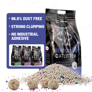 Aktif karbon büyük parçacık çözer hızlı popüler tasarım Kitty kum sopa birlikte hızlı su Bentonite kedi kumu emer - Product Image 1