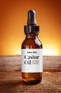 100% <span class=keywords><strong>Pure</strong></span> Organic Spremuto A Freddo Oli Essenziali Crescita Dei Capelli Brow Lash Trattamento di Olio di Ricino OEM/ODM - Product Image 4