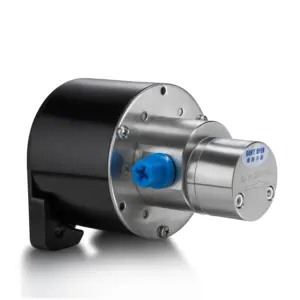 Bomba de agua de muestreo pequeña anticorrosión Fluidsmart 24V DC chemica PEEK Gear Magnetic Drive micro Gear pump