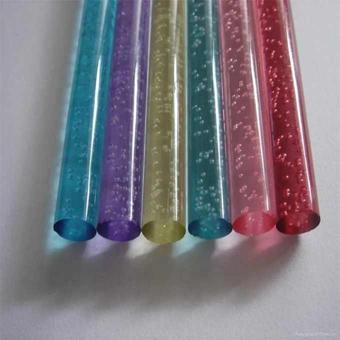 Transparent Color Rods Colored Glass Rods - Transparent Acrylic PMMA for Bar Lights