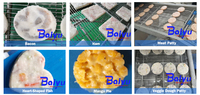 Ligne de production de nourriture frite multifonctionnelle Baiyu pour les galettes de hamburgers, les croquettes et le poulet frit