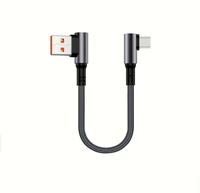 Câble de charge rapide USB C vers USB C à angle droit HOTNOW 0,5 m 1 pièce PD 100W Type C USB 3.2 pour téléphone portable