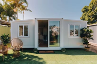 Maison modulaire préfabriquée Boîte d'expansion à double aile Boîte d'extension à trois pièces Conteneur Casas Prefricadas