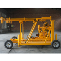 Mini-foreuse hydraulique pour puits profonds 600 mm, engin rotatif avec boîte de vitesses et moteur, composants essentiels inclus