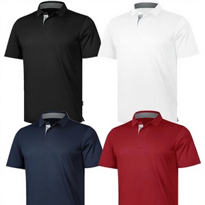 เสื้อโปโลแขนสั้นผ้าถักเนื้อแน่นกันยับสำหรับผู้ชาย โพลีเอสเตอร์/คอตตอน ปักโลโก้ สไตล์ลำลอง น้ำหนัก 180 กรัม รุ่น TS198 KLS Bran - Product Image 3