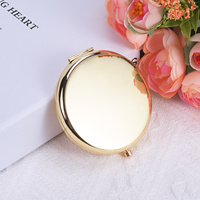 Mini miroir de courtoisie personnalisé avec 1 logo gratuit cadeau de mariage pliable souvenir d'invité de mariage