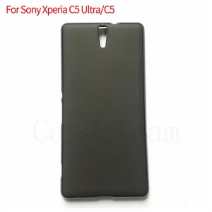 Nhà sản xuất bán buôn Matte TPU trường hợp mềm Frosted Cover quay lại <span class=keywords><strong>Silicone</strong></span> điện thoại di động Trường hợp đối với Sony <span class=keywords><strong>C5</strong></span> siêu đen - Product Image 2