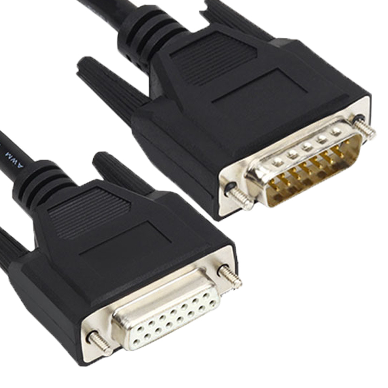 15pin Db15 Male To Db15 Male Vga Cable For Pc Welding Machine Welding Toos Pvc Electrical Wire Cable D-sub 15p Wire Cable Copper