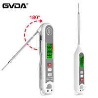 Termometer makanan Digital, pengukur suhu daging BBQ