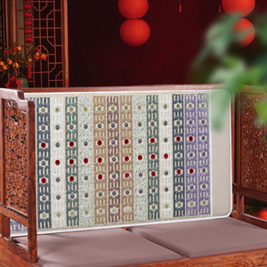 70 * من حجر الجمشت الكريستالي العقيق الأبيض 7 ألوان من اليشم وسادة تدليك فاخرة للعلاج الطبيعي - Product Image 2