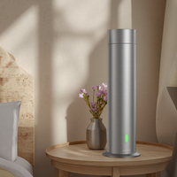 Vente en gros de diffuseur d'arôme de tour d'huile essentielle intelligente sans eau Silver Black Home Hotel pour chambre à coucher à domicile