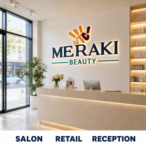 ป้ายไฟ LED 3 มิติ ตัวอักษรโลโก้แบบกำหนดเองสำหรับร้านบูติก ป้ายทองคำสำหรับธุรกิจแฟชั่น ป้ายติดผนังร้านค้าสำหรับธุรกิจ - Product Image 2