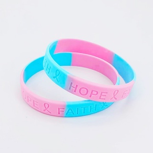 Bracelets en silicone Youmigift pour la sensibilisation au cancer du sein, alerte médicale, couleur personnalisée, logo, étanches, écologiques, promotionnels - Product Image 6