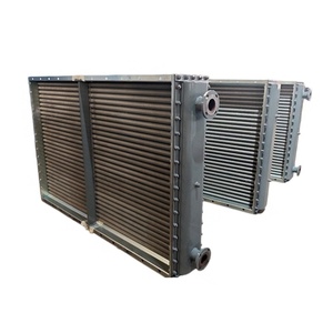 Radiador Industrial de Tubos Aletados para Agua Caliente, para Sistemas de Calefacción con Calderas de Leña, Serpentín Intercambiador de Calor para Calefacción de Aire - Product Image 1