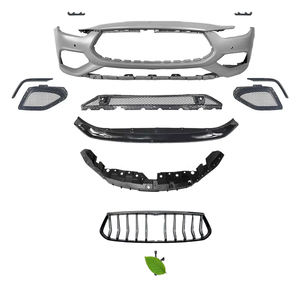 Nouveau kit de modification pour Ghibli Trofeo Bodykit 2014-2023 : pare-chocs avant, pare-chocs arrière, feux antibrouillard, calandre, fixation par boulons - Product Image 4