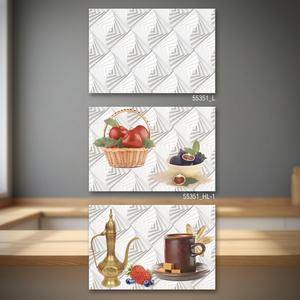 Revamp Your Kitchen with Waterproof Ceramic Wall <b>Tiles</b> Contemporary Design for Outdoor & Hall Use 300x450mm 5 Year Warranty - Product Image 1