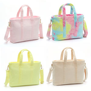 Borsa a Mano Grande Capacità in <span class=keywords><strong>Pelliccia</strong></span> Rosa Baby, Lilla, Giallo Lilla, Arcobaleno, Leggera per Donne, Borsa a Tracolla in Spugna - Product Image 1