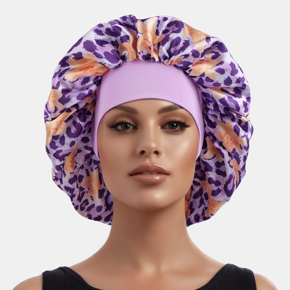 imprimé léopard violet