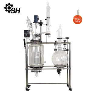 El experimento es un reactor de síntesis de péptidos de fase sólida con un reactor de vidrio de filtración cristalina de 50L - Product Image 2