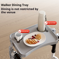 Table de repas pliante portable en alliage d'aluminium, écologique, pliage instantané, légère, avec 2 porte-gobelets