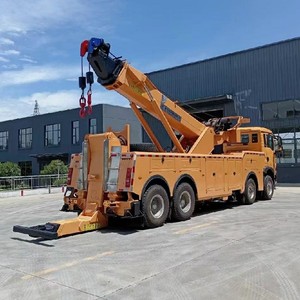 Prix d'usine Sinotruk Howo Camion de dépannage poids lourd 8x4 avec grue hydraulique de 30 tonnes pour le sauvetage routier - Product Image 5