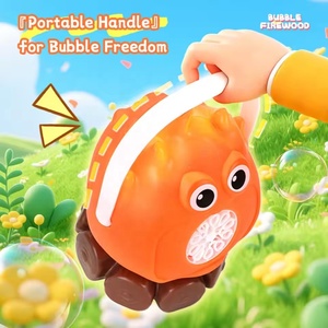 Machine à bulles automatique en forme de dessin animé, jouet pour enfants, 10 trous, souffleur de bulles électrique, <span class=keywords><strong>jeu</strong></span> de bulles d'été avec lumières - Product Image 6