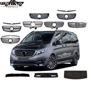 Los accesorios exteriores incluyen ala de alerón superior de <span class=keywords><strong>techo</strong></span> <span class=keywords><strong>alto</strong></span> delantero de rejilla delantera para <span class=keywords><strong>Mercedes</strong></span> BenZ V Class <span class=keywords><strong>Vito</strong></span> W447 - Product Image 1