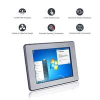 Bajo costo 8 pulgadas 800x600 IP67 Industrial cuadrado LCD pantalla táctil Industrial resistiva PC con WIFI PC a prueba de agua