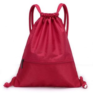 Hot Sale Manufacture Waterproof Soccer Pattern Polyester Soccer Polyester Drawstring <b>Bag</b> - Product Image 4