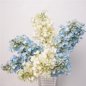 <span class=keywords><strong>Fiori</strong></span> Artificiali di Lillà Blu <span class=keywords><strong>Viola</strong></span> Francese RK334 Effetto Idratante per Decorazione Tavolo da Pranzo, Centrotavola Matrimonio, Vaso - Product Image 3