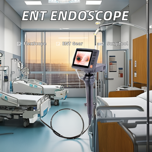 Taşınabilir dijital Video ENT endoskop esnek bronkoskop laringoskop elektrik güç tıbbi elektronik esnek endoskop - Product Image 3