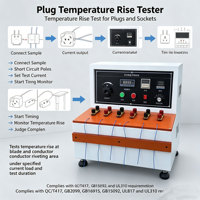 Équipement de test de surchauffe par tension de charge CA 0~12V pour accessoires électriques QC