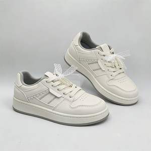 Chaussures de skate classiques décontractées à semelle épaisse, plateforme, antidérapantes, à lacets, résistantes à l'usure, toutes saisons - Product Image 2