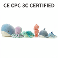 Peluche personnalisée de haute qualité en forme d'animal marin, OEM ODM, poupée en peluche de dessin animé pour la promotion de marque, cadeau pour enfants et souvenir d'aquarium