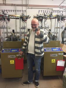 OPEK-máquina de tejer bufanda de alta velocidad, certificado CE ETL - Product Image 5