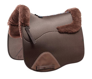 Couverture de selle équine de produits d'équitation de haute qualité avec fourrure Air-technologie antichoc laine Dressage carré tapis de selle - Product Image 3