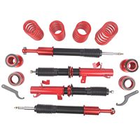 Amortiguadores GO Racing Compatibles con Mazda 3 Sedán de 4 Puertas 2010-2013, Kit de Reducción de Altura Ajustable