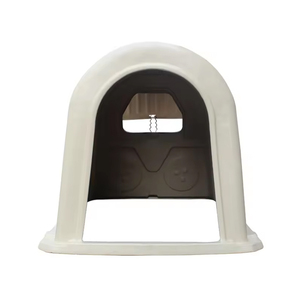 Nueva cría de vacas Fácil instalación Becerro Hutch Material PE Becerro Hutch House con valla galvanizada para granja lechera - Product Image 4