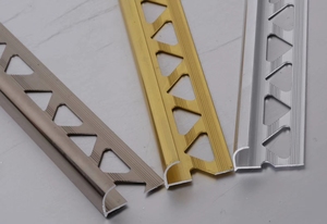 Nhôm Gạch <span class=keywords><strong>Trim</strong></span> Vàng Bạc Màu Phật Sơn Nhà Máy Trộn Gạch Viền Dải Gốm Gạch Góc - Product Image 4