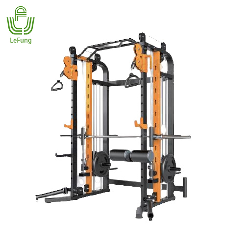 All in One Smith Machine Home Gym Equipment Multi Station Workout System for Strength Training and Functional Fitness