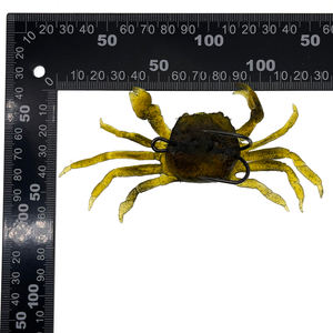 Toma — appât artificiel souple <span class=keywords><strong>en</strong></span> forme de crabe, leurre artificiel avec hameçon et Simulation 3D, piège pour les poissons d'eau salée - Product Image 3