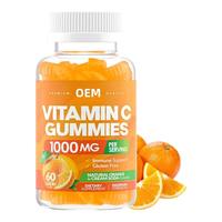 Complément alimentaire quotidien en gommes de vitamine C à marque privée OEM pour adultes – Soutient la santé immunitaire et cutanée, protection antioxydante