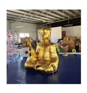 Outdoor Decorative Giant Custom ized Starker aufblasbarer Buddha für Buddhismus-Aktivitäten