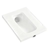 WC céramique blanc à poser au sol pour aéroport