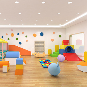 Sân chơi mềm trong nhà và thiết bị chơi trẻ em cho phòng hoạt động của trẻ em trong Trường Mẫu Giáo - Product Image 4